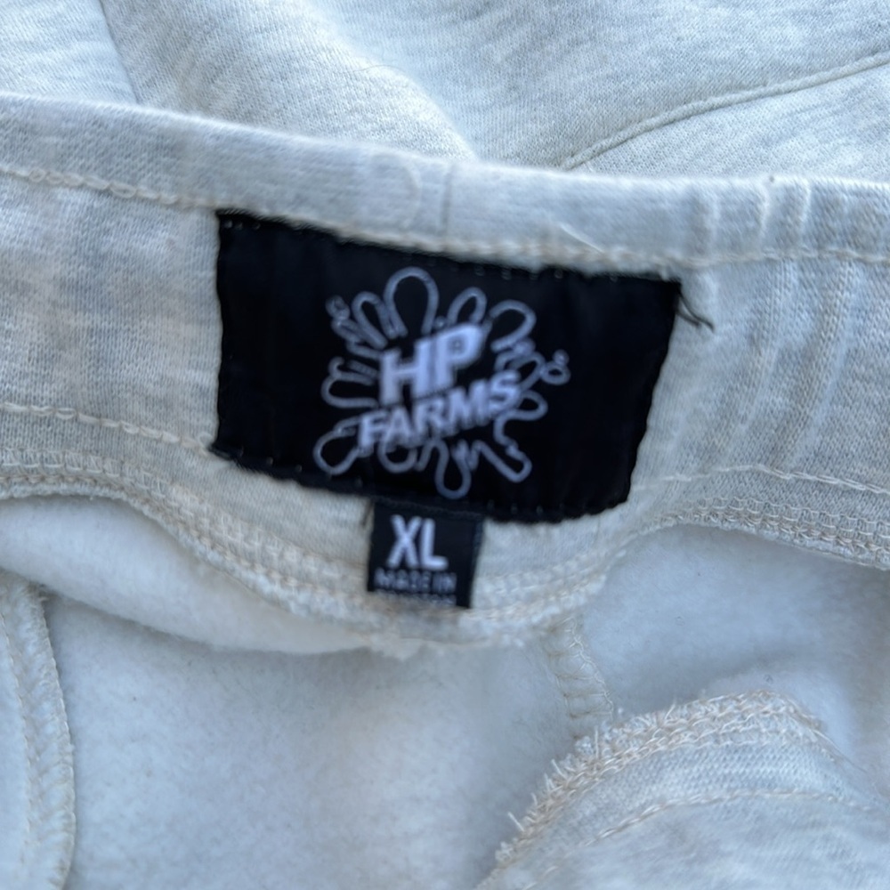 🩶🩶🩶HP farms XL light grey sweatpants streetwear Weed grower - Picture 6 of 6